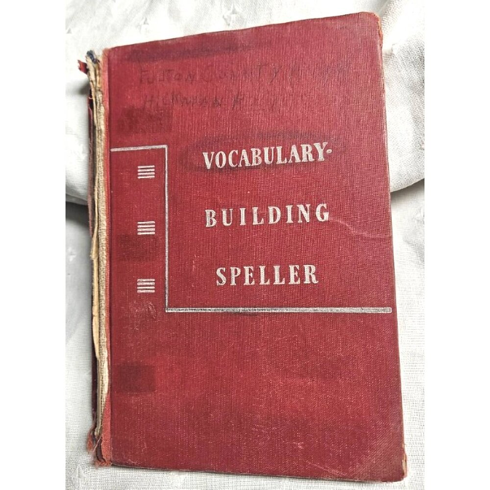 Vintage Spelling Book Vocabulary Building Speller Macmillan Textbook